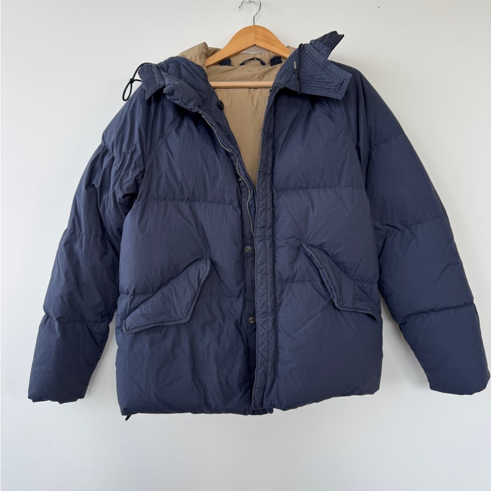 Ten C Arctic Down Parka Navy Puffer Jacket
